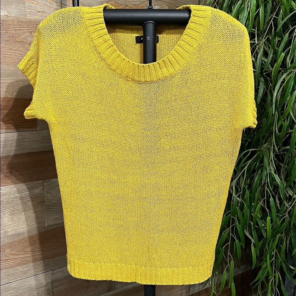 Premise Yellow Gold Short sleeve Sweater